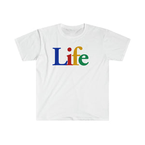 LIFE Unisex White T-Shirt