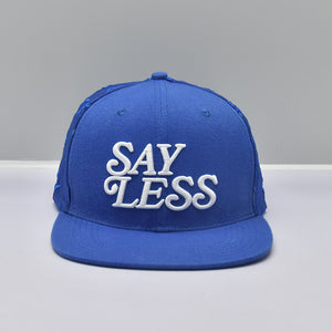 Sayless Monogram Luxury Strapback Baseball Hat Blue