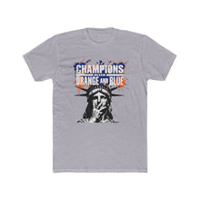 Champions Liberty  Orange / Blue Tee - Sports Fan T‑Shirt