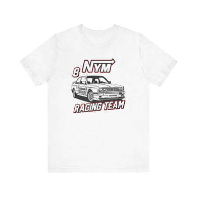 E30 BIMMER BIMMA NYM Racing Team Unisex Short Sleeve Tee