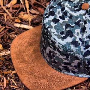 The Camo Suede Snapback (Custom)