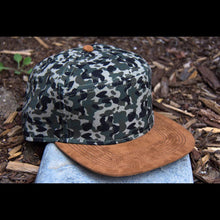 The Camo Suede Snapback (Custom)