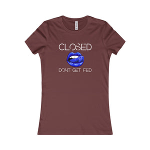 Closed mouth blue Women's Tee - NY Minute