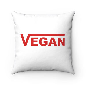 Vegan Polyester Square Pillow - NY Minute
