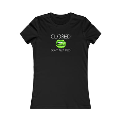 Closed Mouth Grn Women's Tee