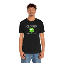 Closed mouth Unisex green lips Tee