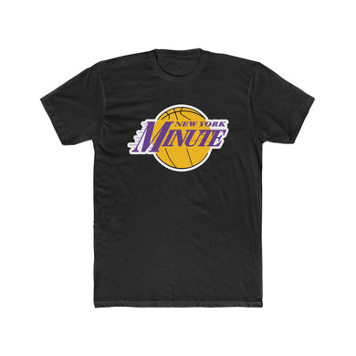 Ny minute laker Men's Cotton Crew Tee - NY Minute