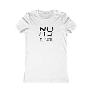 NY Time Logo Women's Tee White