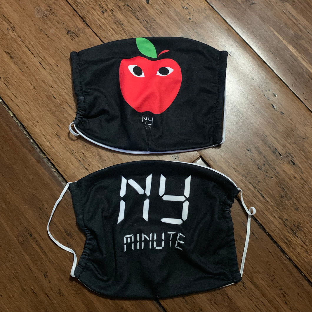 Ny Minute Time & Apple face mask - NY Minute