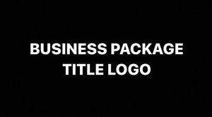 Small business title logo